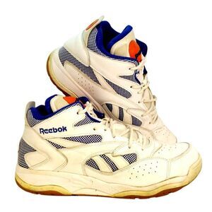 Reebok Pump D-Time Blue/White Sneakers - Men's Size 11.5
